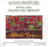 Tokay Pinot Gris Grand Cru Hengst 2001, Albert Mann, Grand Cru Hengst, Pinot Gris, Tokay Pinot Gris, Barthelmé, Wettolsheim, vin d'Alsace